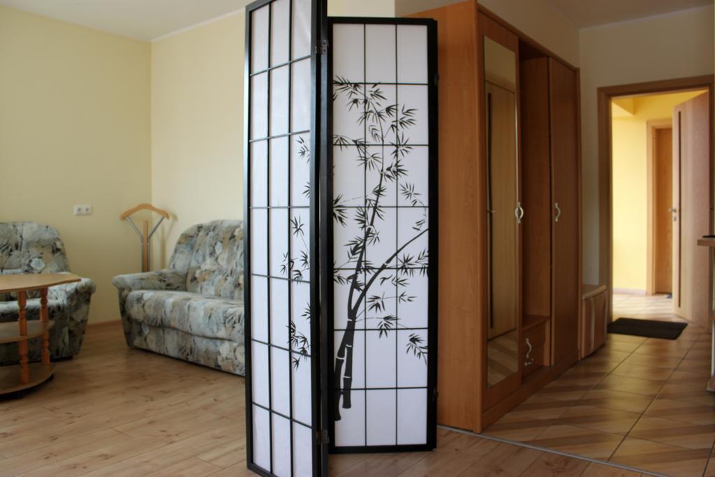 Jauku Erdvu Silta Apartment Kaunas Cameră foto